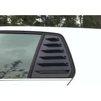 VW Golf MK7 7.5 GTI Gloss Black Window Louver Rear Side Vent Cover 2014-2019 Model